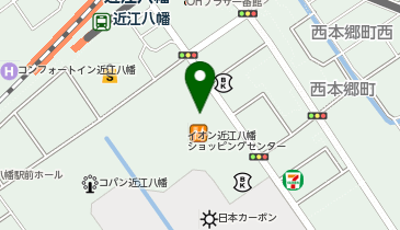 スーツセレクト イオン近江八幡の地図画像