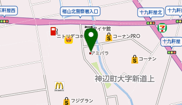 スーツセレクト フジグラン神辺の地図画像