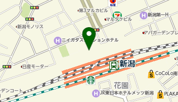 スーツセレクト ココロ新潟の地図画像