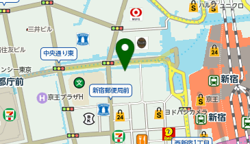 スーツセレクト 新宿西の地図画像