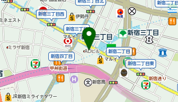 スーツセレクト 新宿の地図画像