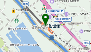 スーツセレクト 佐世保の地図画像