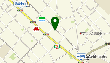 スーツセレクト 武蔵小山の地図画像