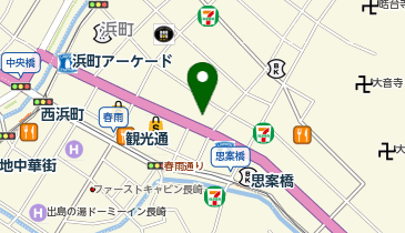 スーツセレクト 長崎浜町の地図画像