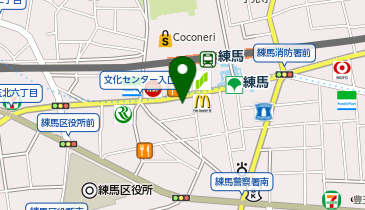 スーツセレクト 練馬の地図画像