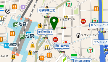 スーツセレクト 池袋東の地図画像