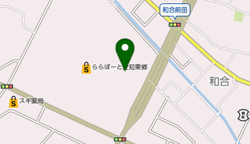スーツセレクト ららぽーと愛知東郷の地図画像