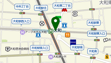 スーツセレクト 大和プロスの地図画像