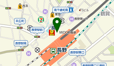 スーツセレクト ミドリ長野の地図画像