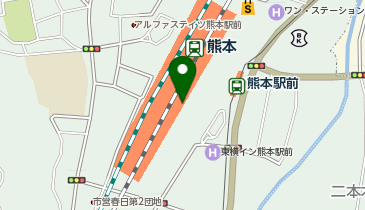 スーツセレクト アミュプラザくまもとの地図画像