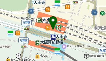 スーツセレクト 天王寺ミオの地図画像