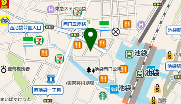 スーツセレクト 池袋西の地図画像