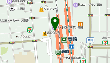 スーツセレクト 高崎モントレ-の地図画像