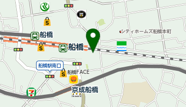 スーツセレクト シャポー船橋の地図画像