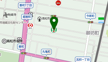 スーツセレクト 高松の地図画像