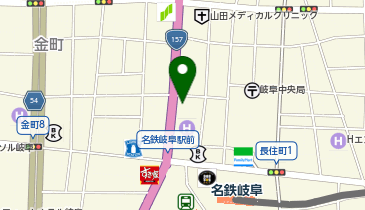 スーツセレクト 岐阜の地図画像