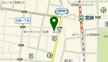 スーツセレクト アミュプラザみやざきの地図画像