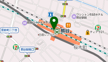 スーツセレクト アズ熊谷の地図画像