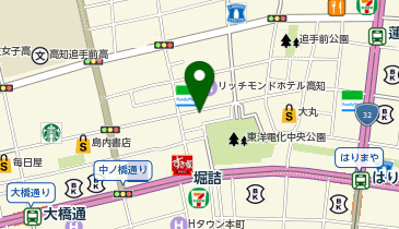 スーツセレクト 高知の地図画像