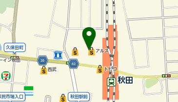 スーツセレクト 秋田アルスの地図画像