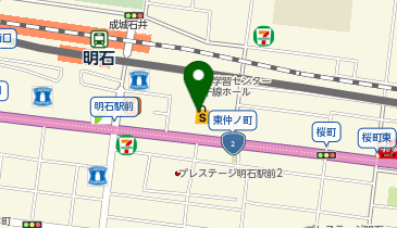スーツセレクト アスピア明石の地図画像
