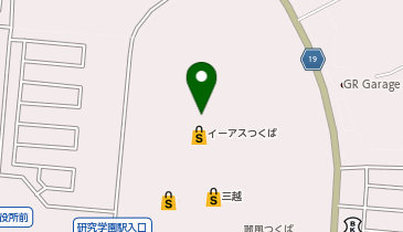 スーツセレクト イーアスつくばの地図画像