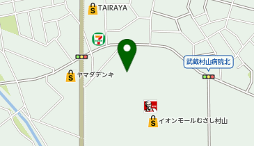 ノジマ  イオンモールむさし村山店の地図画像