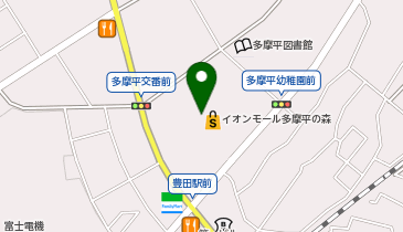 ノジマ イオンモール多摩平の森店の地図画像