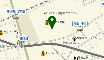 ノジマ イーアス高尾店の地図画像