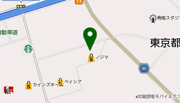 ノジマ 青梅インター店の地図画像