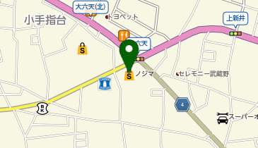 ノジマ 所沢本店の地図画像