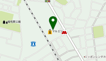 ノジマ マルエツ稲毛店の地図画像