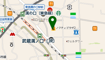 ノジマ  マルイファミリー溝口店の地図画像