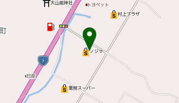 ノジマ 村上店の地図画像
