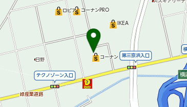 ノジマ  コーナン港北インター店の地図画像