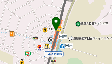 ノジマ  日吉東急アベニュー店の地図画像