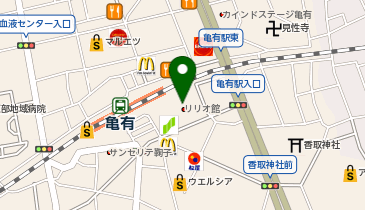 ノジマ 亀有店の地図画像
