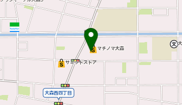 ノジマ  マチノマ大森店の地図画像