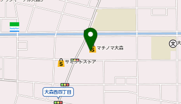 ノジマ マチノマ大森店の地図画像