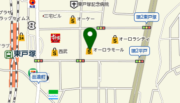 ノジマ オーロラモール東戸塚店の地図画像