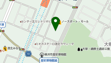 ノジマ センター北店の地図画像
