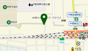 ノジマ  パークシティ中野店の地図画像