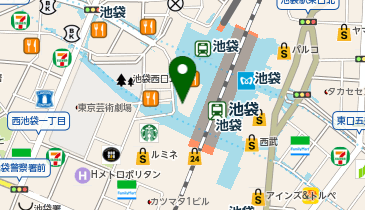 ノジマ  オーディオスクエア池袋東武店の地図画像
