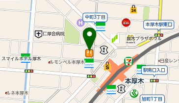 ノジマ  本厚木ミロード店の地図画像