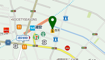 ノジマ  トライアル西友浦安の地図画像