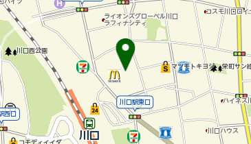 ノジマ ららテラス川口店の地図画像