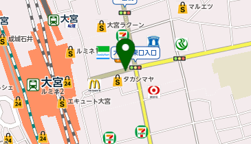 ノジマ 大宮タカシマヤ店の地図画像