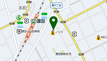 ノジマ  蓮田マイン店の地図画像