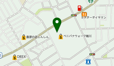 ノジマ ベニバナウォーク桶川店の地図画像