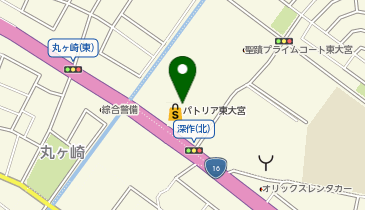 ノジマ  パトリア東大宮店の地図画像